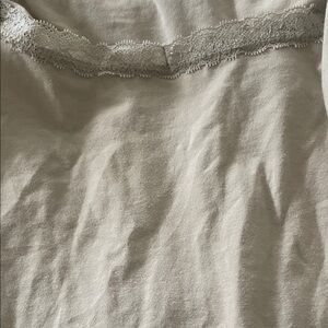 Sonoma Cream Shapewear with Lace Trim soft bra a slip on bottom Body shaper